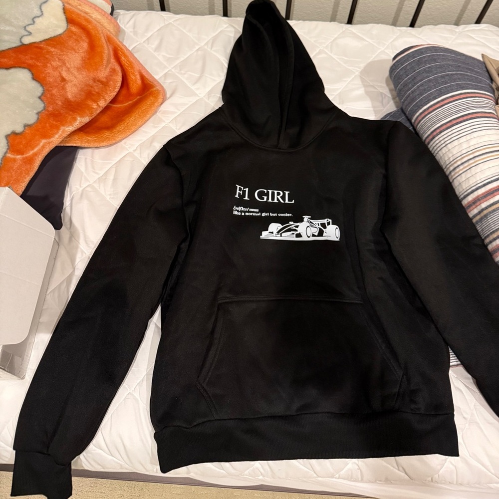 F1 Girl Black Hoodie